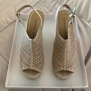 Chinese Laundry Z-Donna Wedge Heels size 7